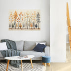 AUTUMN FOREST Selbstklebendes Horizontal-Poster