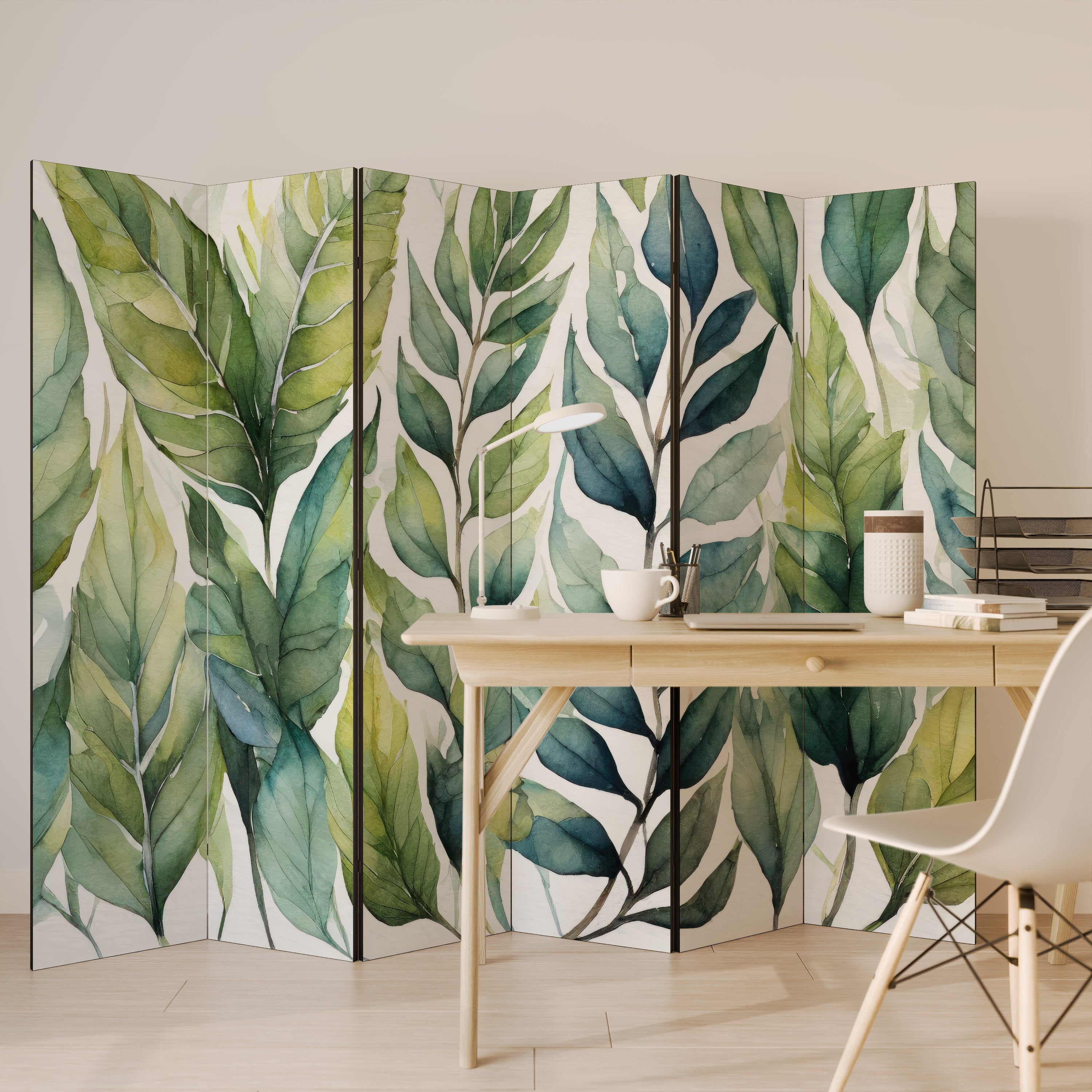 VERDURE SCAPE Dekorativer 6-teiliger Raumteiler