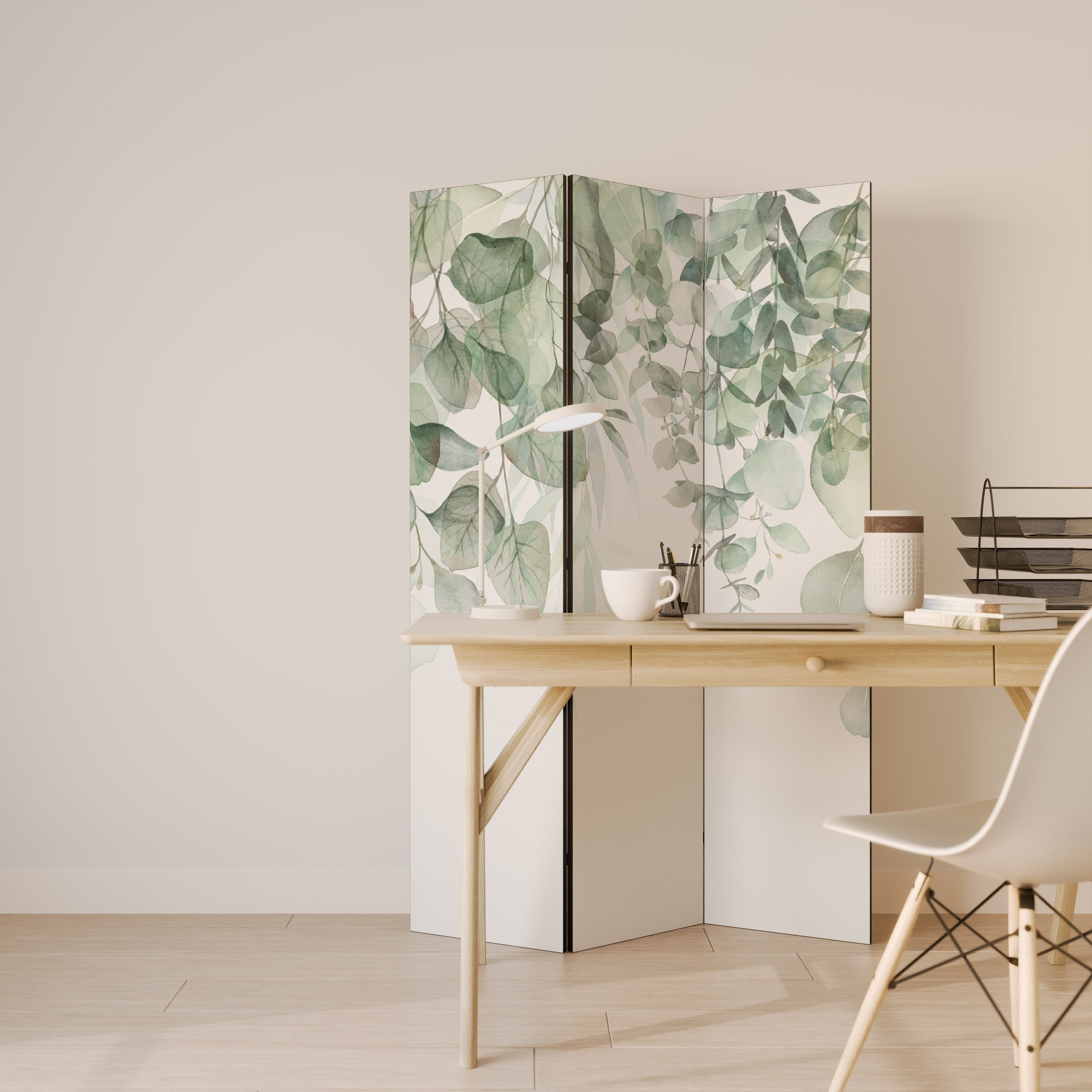 PURE VERDURE Decorative 3-Panel Room Divider