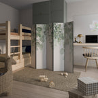 PURE VERDURE Dekorativer Paravent - 5-teilig