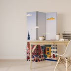 MEMORY OF RIGA Dekorativer Paravent - 3-teilig