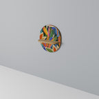 RAMPANT VEGETATION Ovales Kunstregal in Eiche-Optik