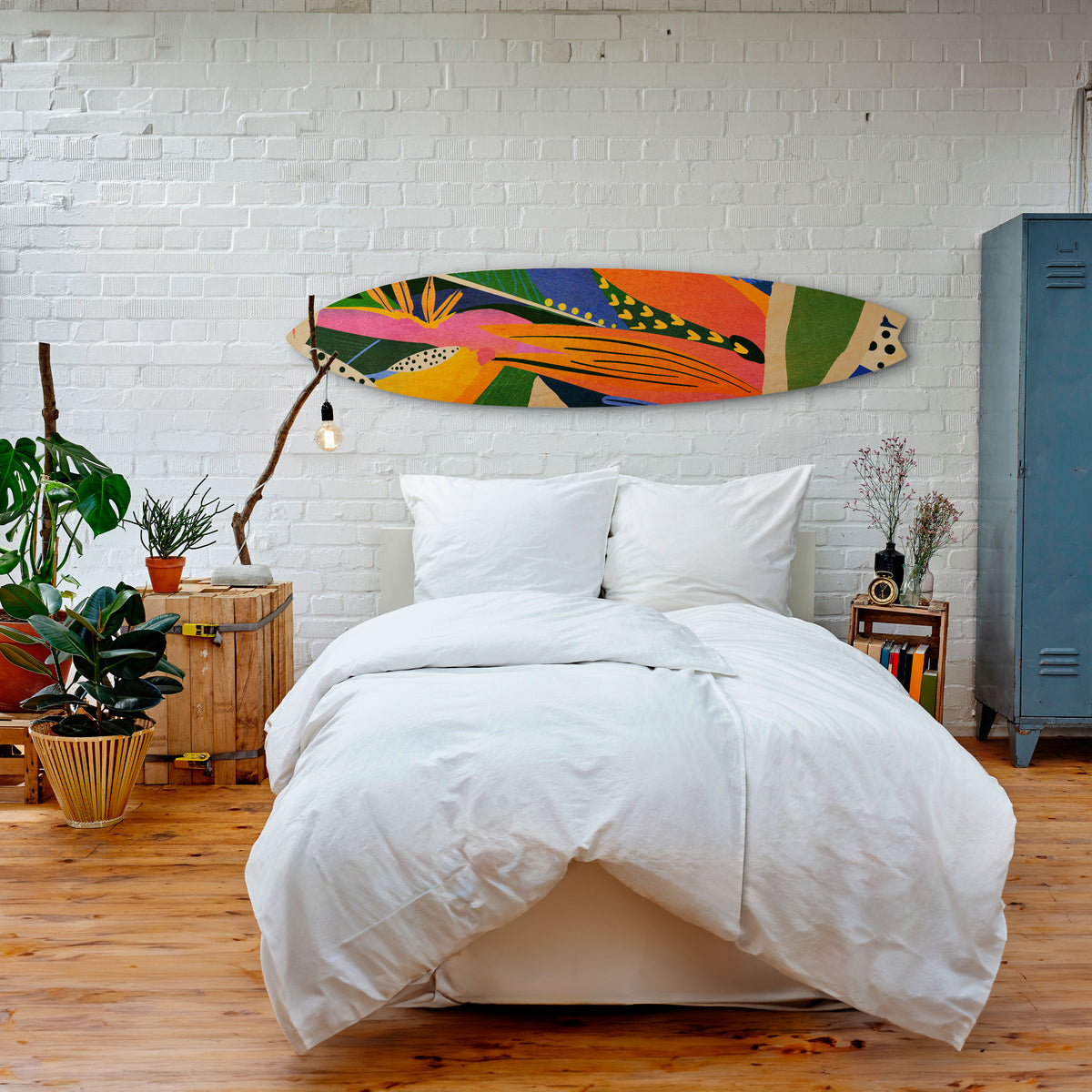 RAMPANT VEGETATION Deko-Surfboard