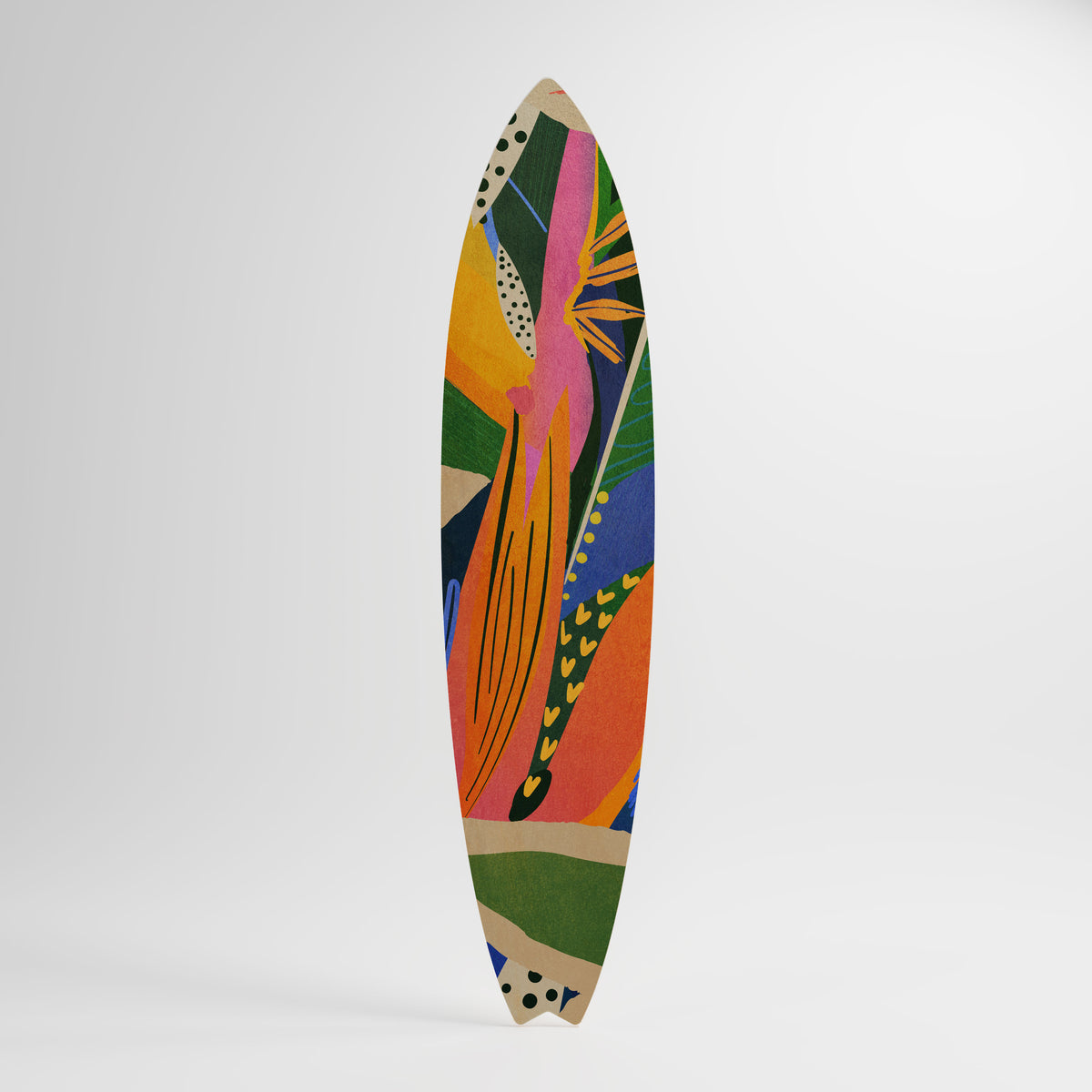 RAMPANT VEGETATION Deko-Surfboard