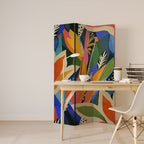 RAMPANT VEGETATION Dekorativer Paravent - 3-teilig