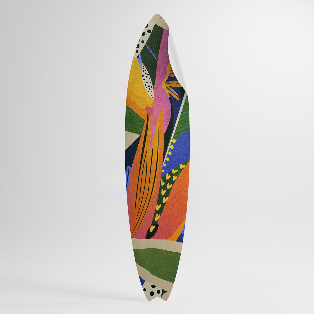 RAMPANT VEGETATION Surfboard-Wandsticker