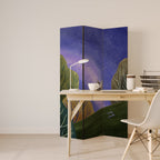 STARLIT VIBE Dekorativer Paravent - 3-teilig