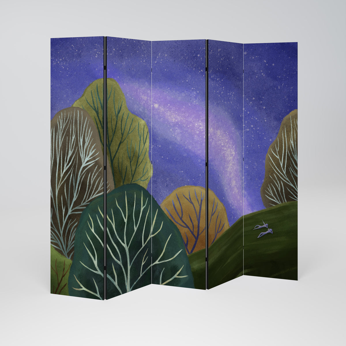 STARLIT VIBE 5-teiliger Paravent