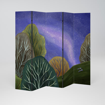 STARLIT VIBE 5-teiliger Paravent