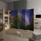 STARLIT VIBE 6-Panel Room Divider