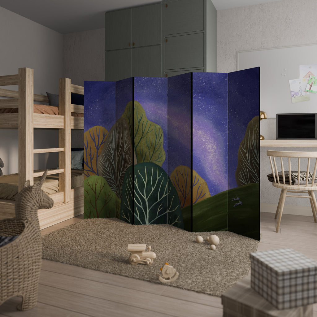 STARLIT VIBE Dekorativer 6-teiliger Raumteiler