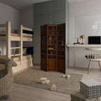 WISDOM IN WOOD Decorative 3-Panel Room Divider