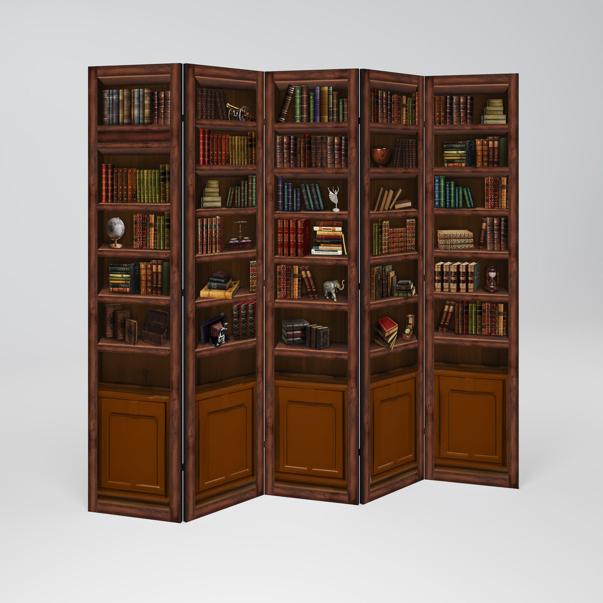 WISDOM IN WOOD 5-teiliger Paravent