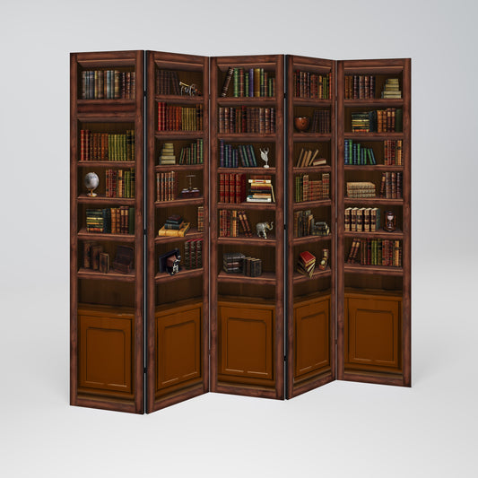 WISDOM IN WOOD 5-teiliger Paravent