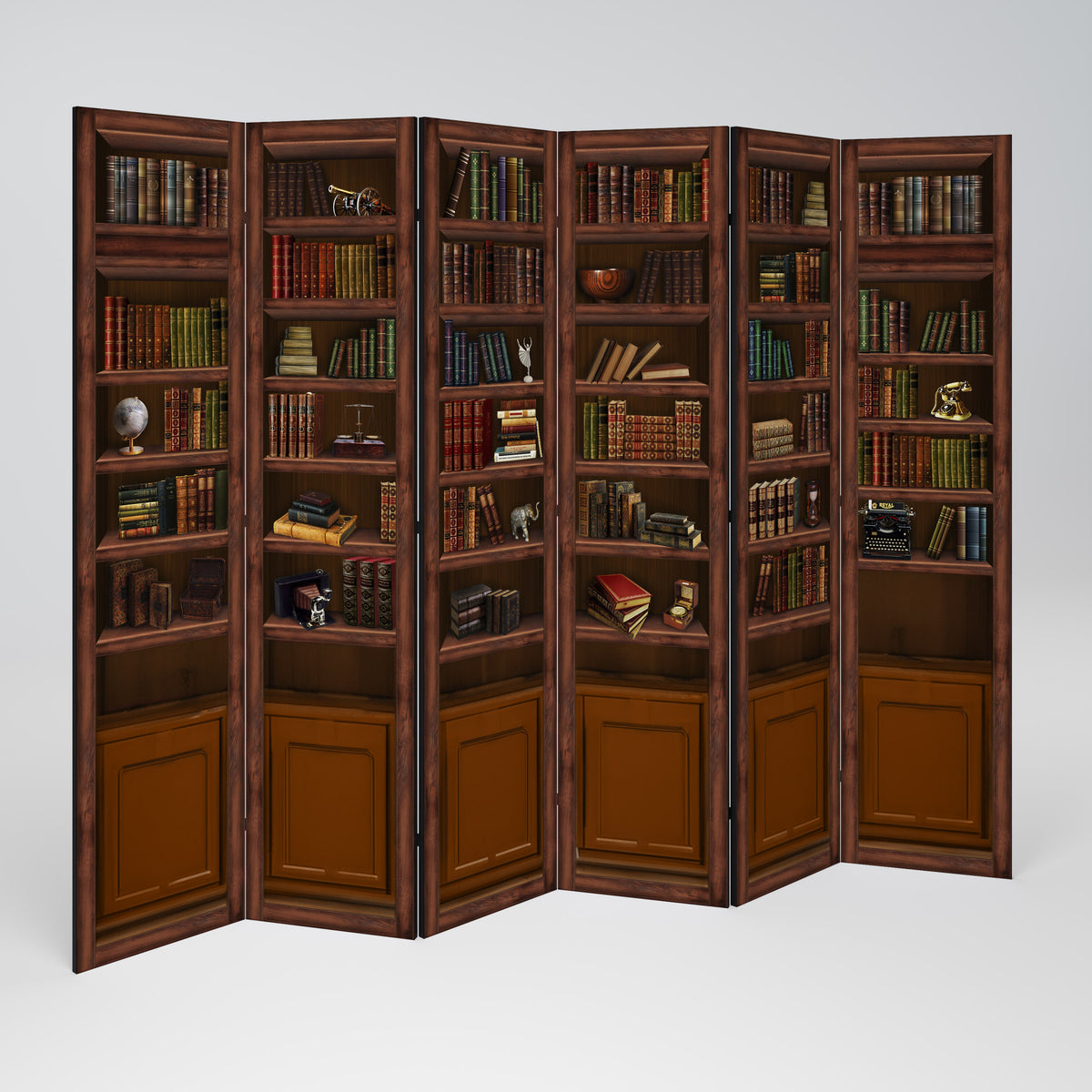 WISDOM IN WOOD 6-teiliger Paravent