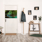 TRANQUIL WATERFALL ESCAPE Selbstklebendes Horizontal-Poster