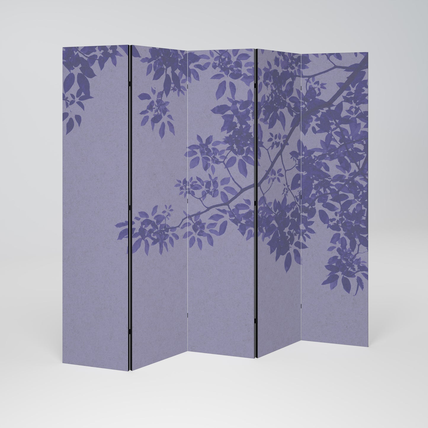 ELEGANT LEAFY VEIL 5-teiliger Paravent