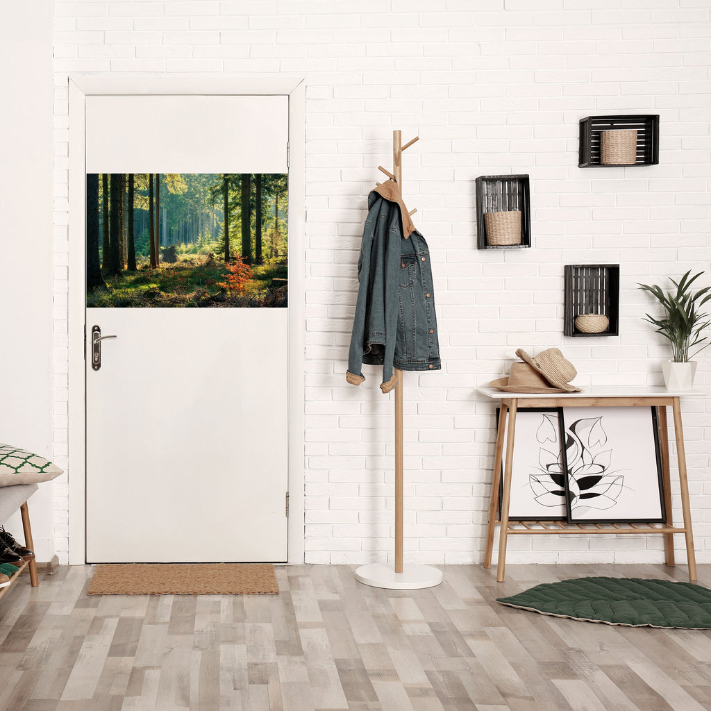 SUNLIT FOREST SERENADE Peel and Stick Horizontal Poster
