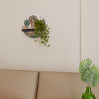 FLIGHT OVER Rundes Kunstregal in Schwarz