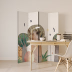 FLIGHT OVER Dekorativer Paravent - 4-teilig