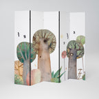 FLIGHT OVER Dekorativer Paravent - 5-teilig