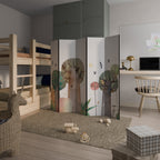 FLIGHT OVER Dekorativer Paravent - 5-teilig