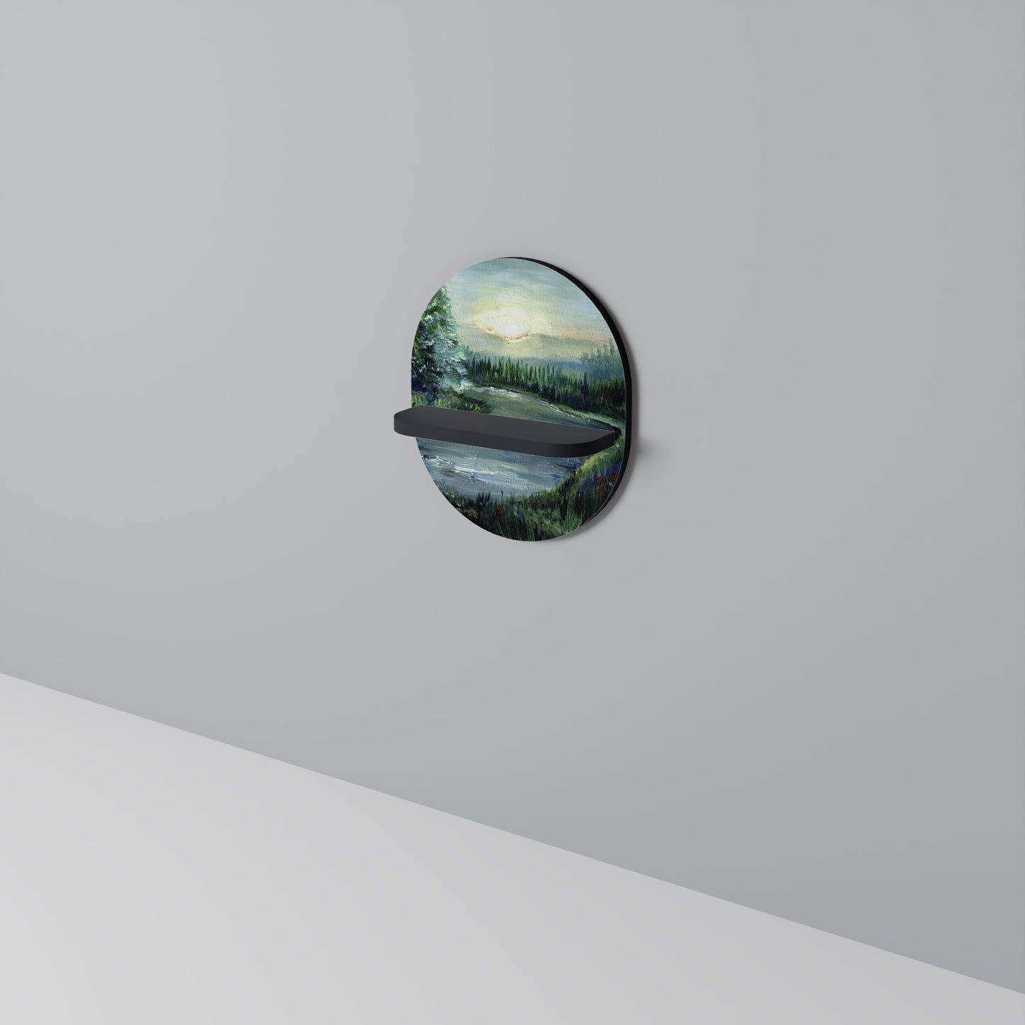 FOREST SUNSET Art Shelf