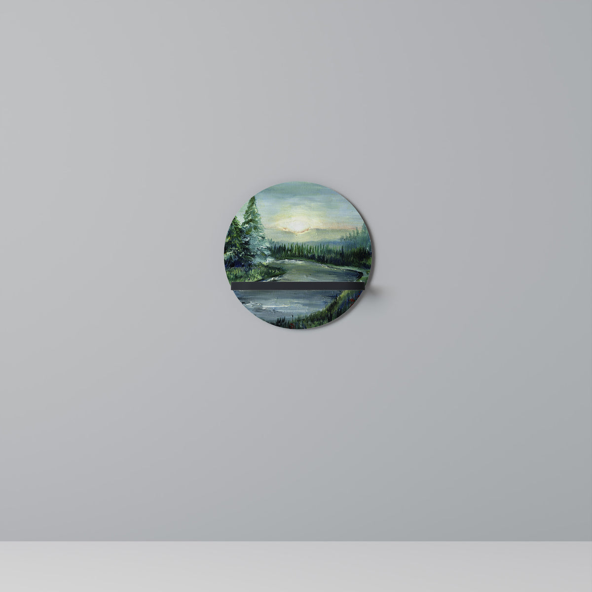 FOREST SUNSET Dekoratives Wandregal