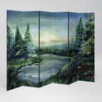 FOREST SUNSET 6-teiliger Paravent