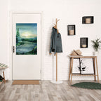 FOREST SUNSET Selbstklebendes Poster - Hochformat