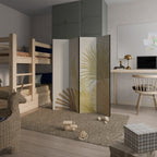TROPICAL OUTBREAK Decorative 4-Panel Room Divider
