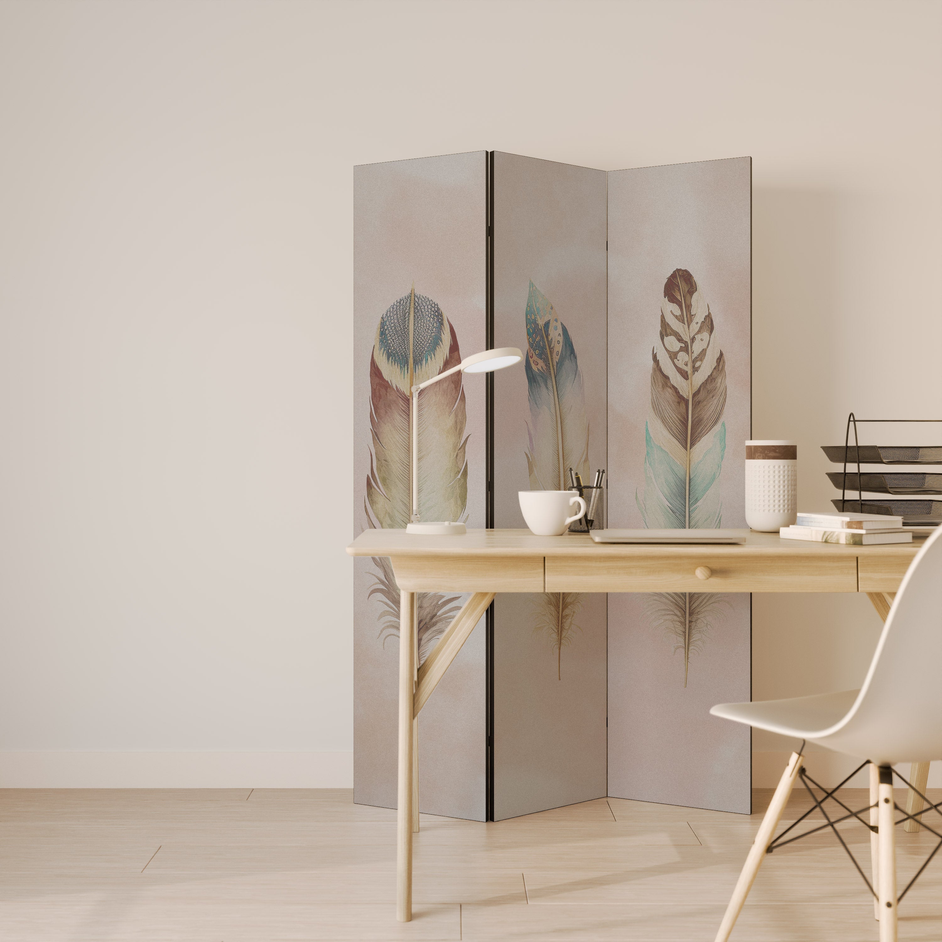 THE DELIQUESCE Decorative 3-Panel Room Divider