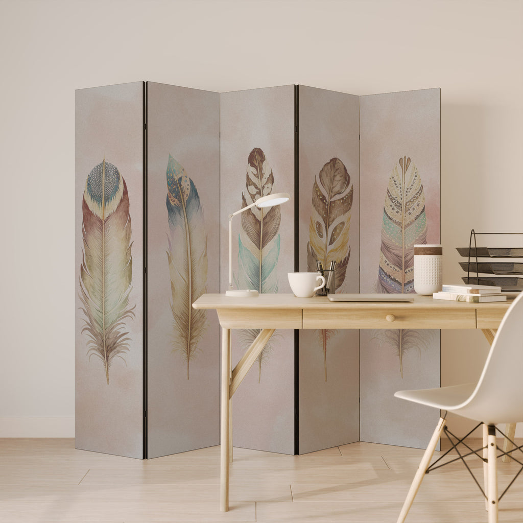 THE DELIQUESCE Decorative 5-Panel Room Divider
