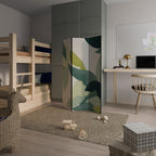 LEAFY VIBRATION Dekorativer Paravent - 3-teilig