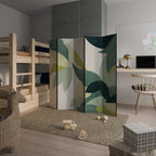 LEAFY VIBRATION Dekorativer Paravent - 5-teilig