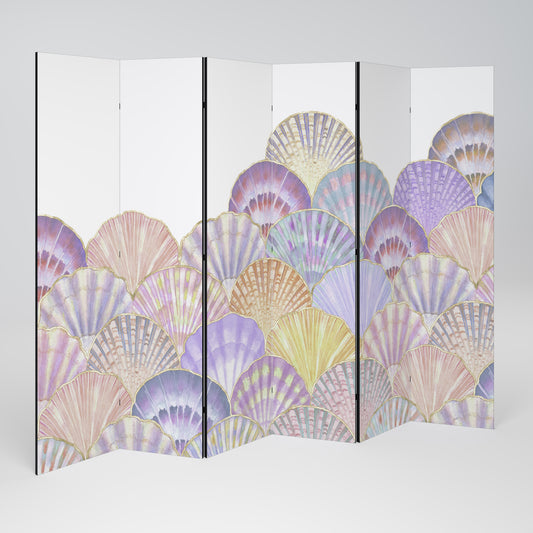 PASTEL OCEAN DREAMS 6-teiliger Paravent