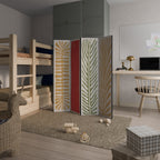 GREENERY WALK Decorative 4-Panel Room Divider