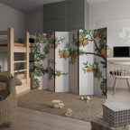 GORGEOUS ORANGE 6-teiliger Paravent