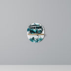 CARAVELLE LEGEND Ovales Kunstregal in Eiche-Optik