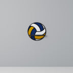 VOLLEYBALL HEED Rundes Kunstregal in Schwarz