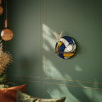 VOLLEYBALL HEED Rundes Kunstregal in Schwarz