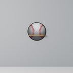 BASEBALL AlLURE Rundes Kunstregal in Eiche-Optik