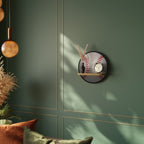 BASEBALL AlLURE Rundes Kunstregal in Eiche-Optik