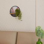 BASEBALL AlLURE Rundes Kunstregal in Eiche-Optik