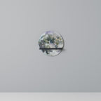 MOON WANDER Rundes Kunstregal in Schwarz