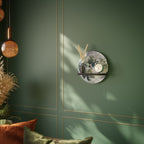 MOON WANDER Rundes Kunstregal in Schwarz