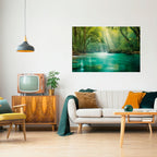 SERENE REFLECTIONS Selbstklebendes Horizontal-Poster