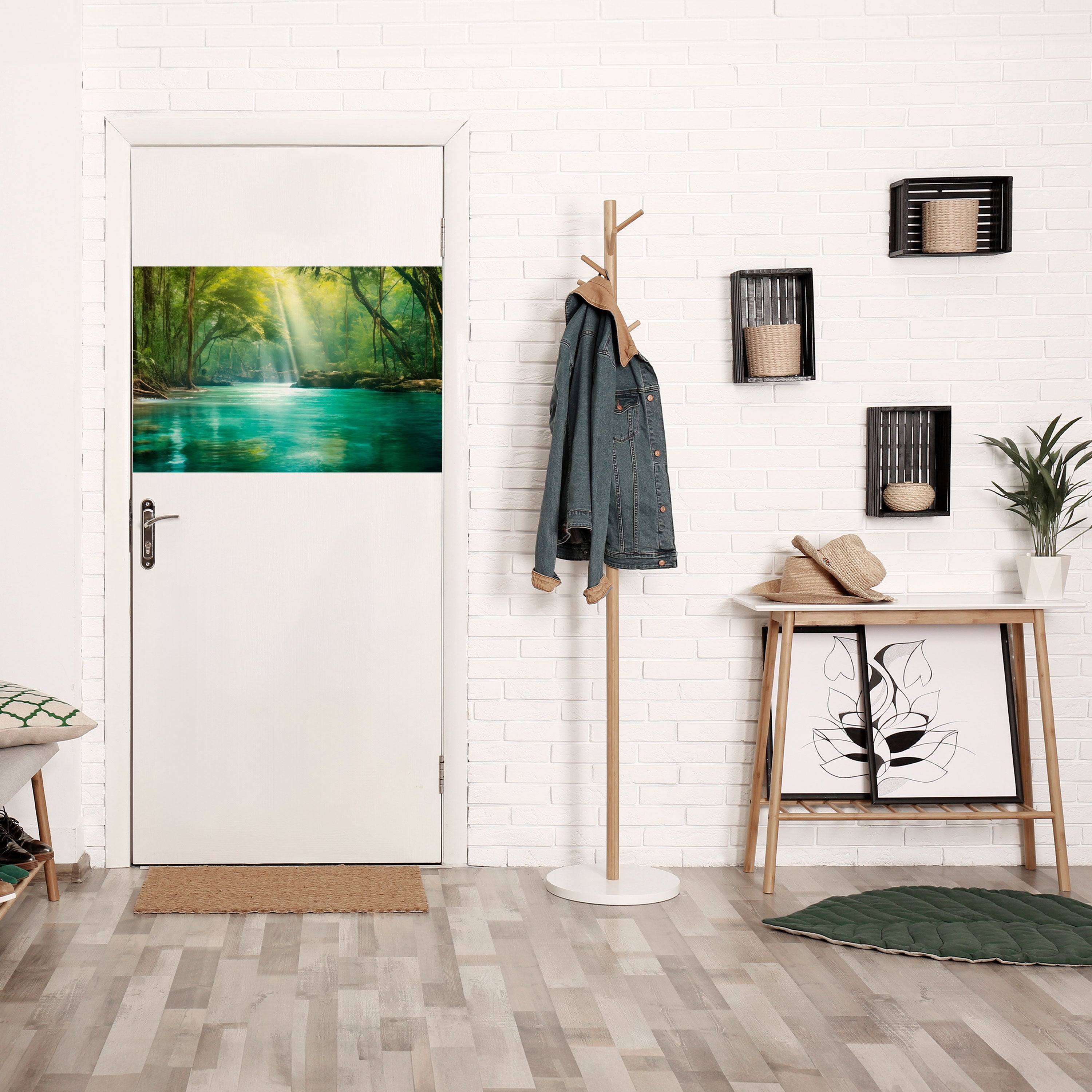 SERENE REFLECTIONS Peel and Stick Horizontal Poster