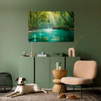 SERENE REFLECTIONS Selbstklebendes Horizontal-Poster