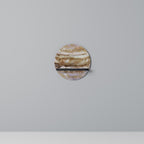 JUPITER WALK Rundes Kunstregal in Schwarz